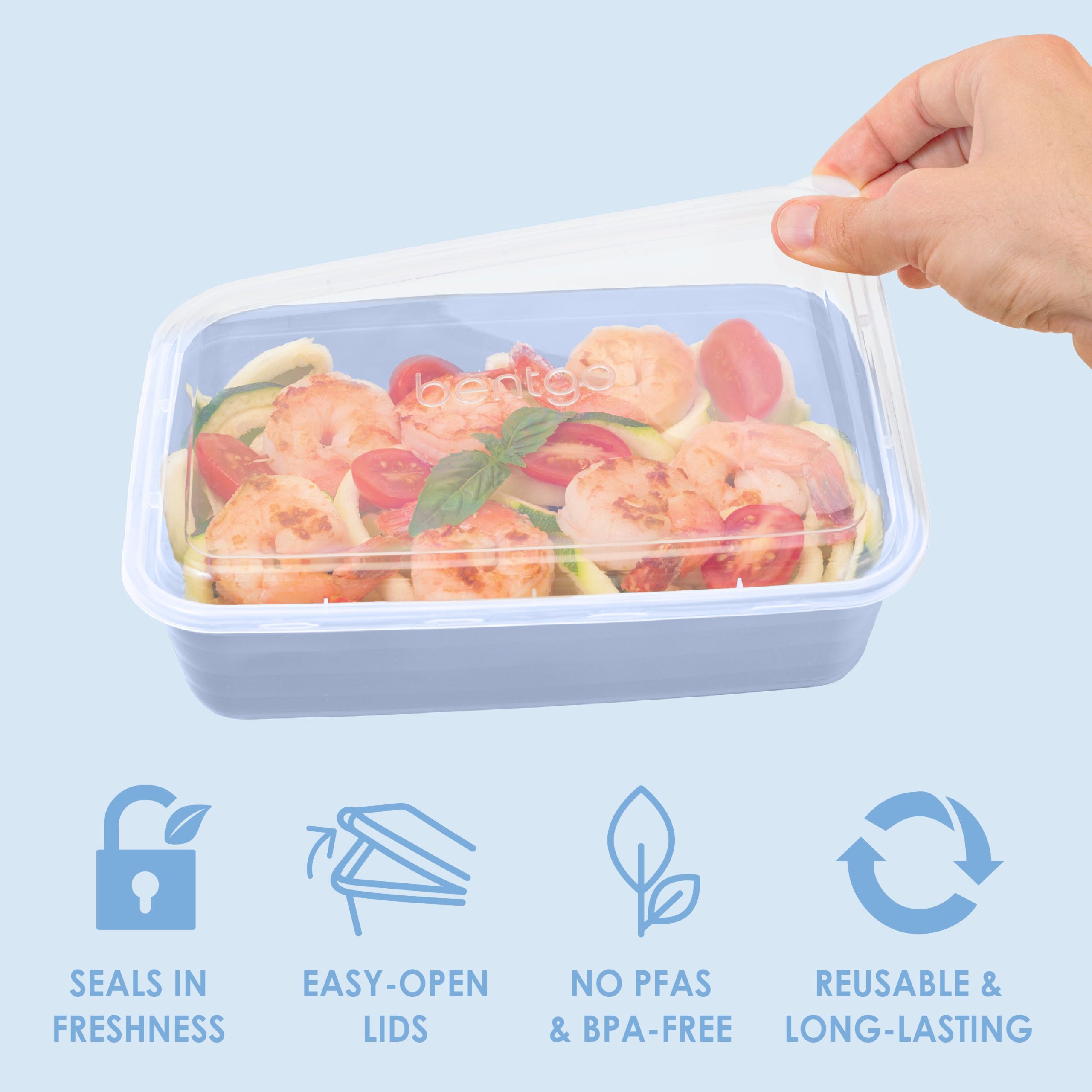Bentgo Prep 1-Compartment Meal Prep Containers (20-Piece) - Image 12